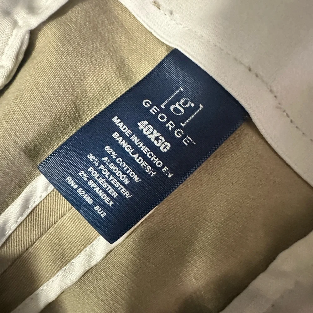 George Khaki Pants for Men Size 40